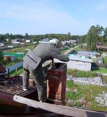 Демонтаж трубы и печей