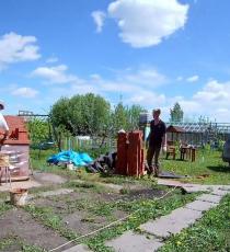 таймлапс кладка барбекю