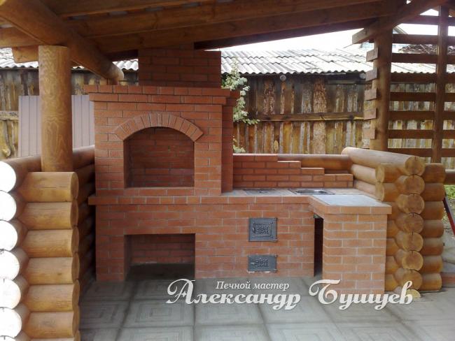 Барбекю в беседке
